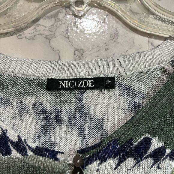 NIC+ZOE Petite Canopy Printed Tee Size PP - Picture 3 of 7